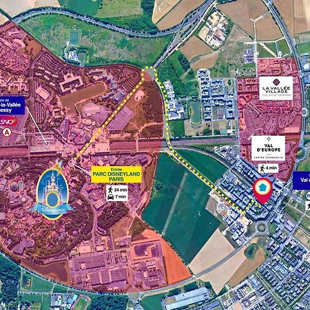 Disneyland-Paris 7 Pers, Netflix, Wifi, 2 Parking Chessy  Exterior photo